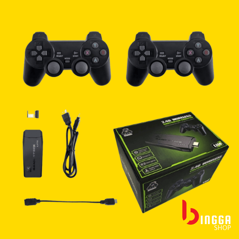 Game Stick Retrô  - 15.000 Jogos 4K +de 10 Consoles