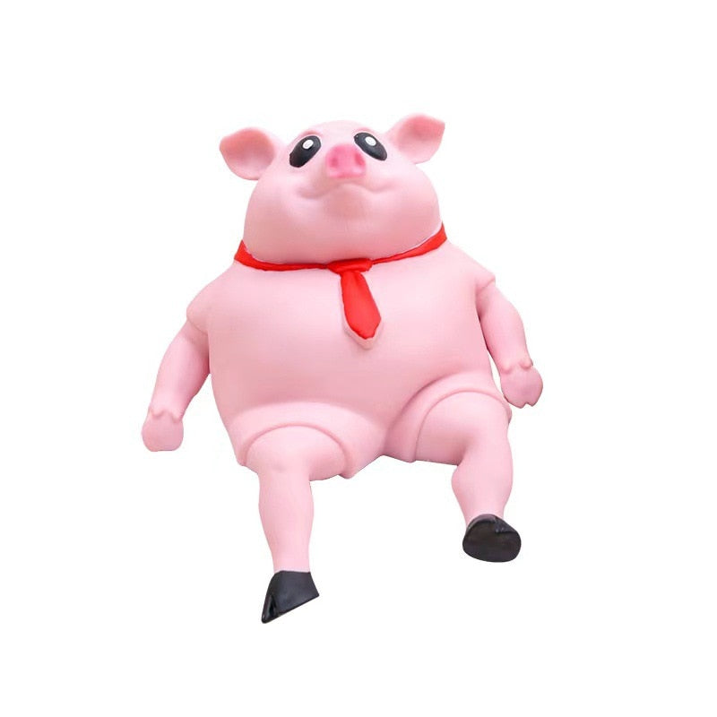 Squeeze Pig Slow Rebound Doll Decompression Stretching Toy Pink Pig Animal Soft Squeeze Antistress Toy Anti Stress