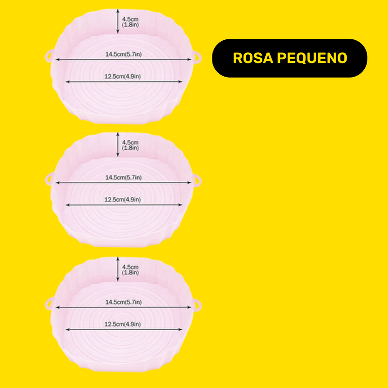 Kit 3 Peças AirClean Bandeja Silicone