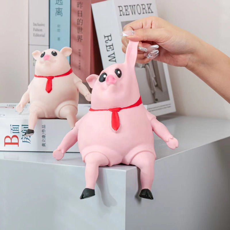 Squeeze Pig Slow Rebound Doll Decompression Stretching Toy Pink Pig Animal Soft Squeeze Antistress Toy Anti Stress