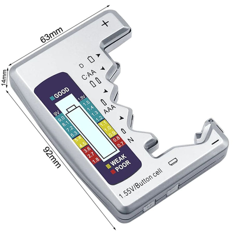 Test Full Household - Testador de Pilhas Digital